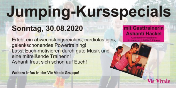 Fitnessstudio Vie Vitale Elmshorn - Wochenend-Kurs-Specials Jumping