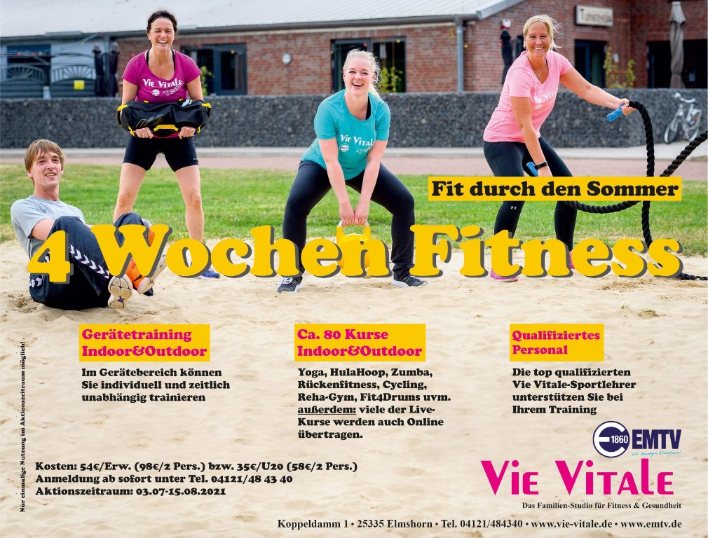 Fitnessstudio Vie Vitale Elmshorn - Sommeraktion